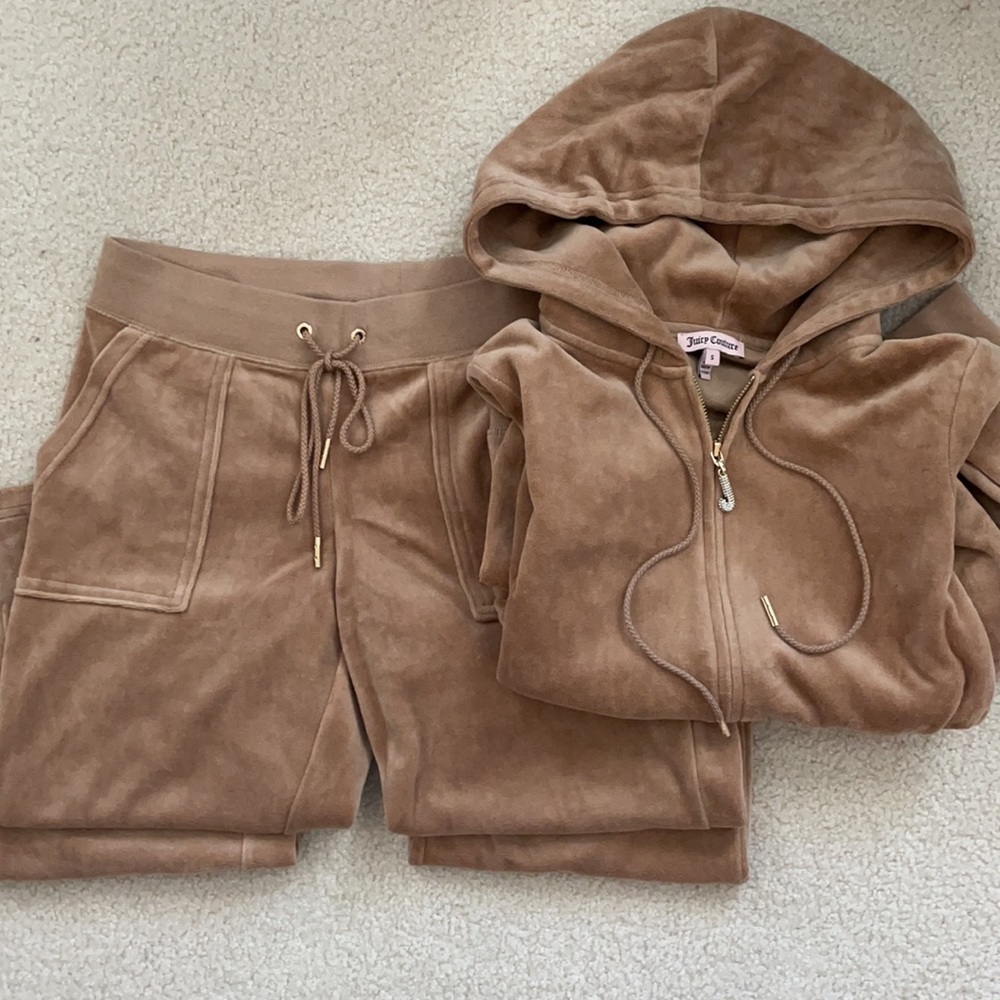 Juicy Couture Velour J Bling Tracksuit Set SZ SM